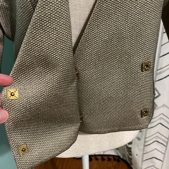 Tiger of Sweden Crop Jacket ‘Cateline’ Shimmery European Size 40 US Large - Picture 9 of 9